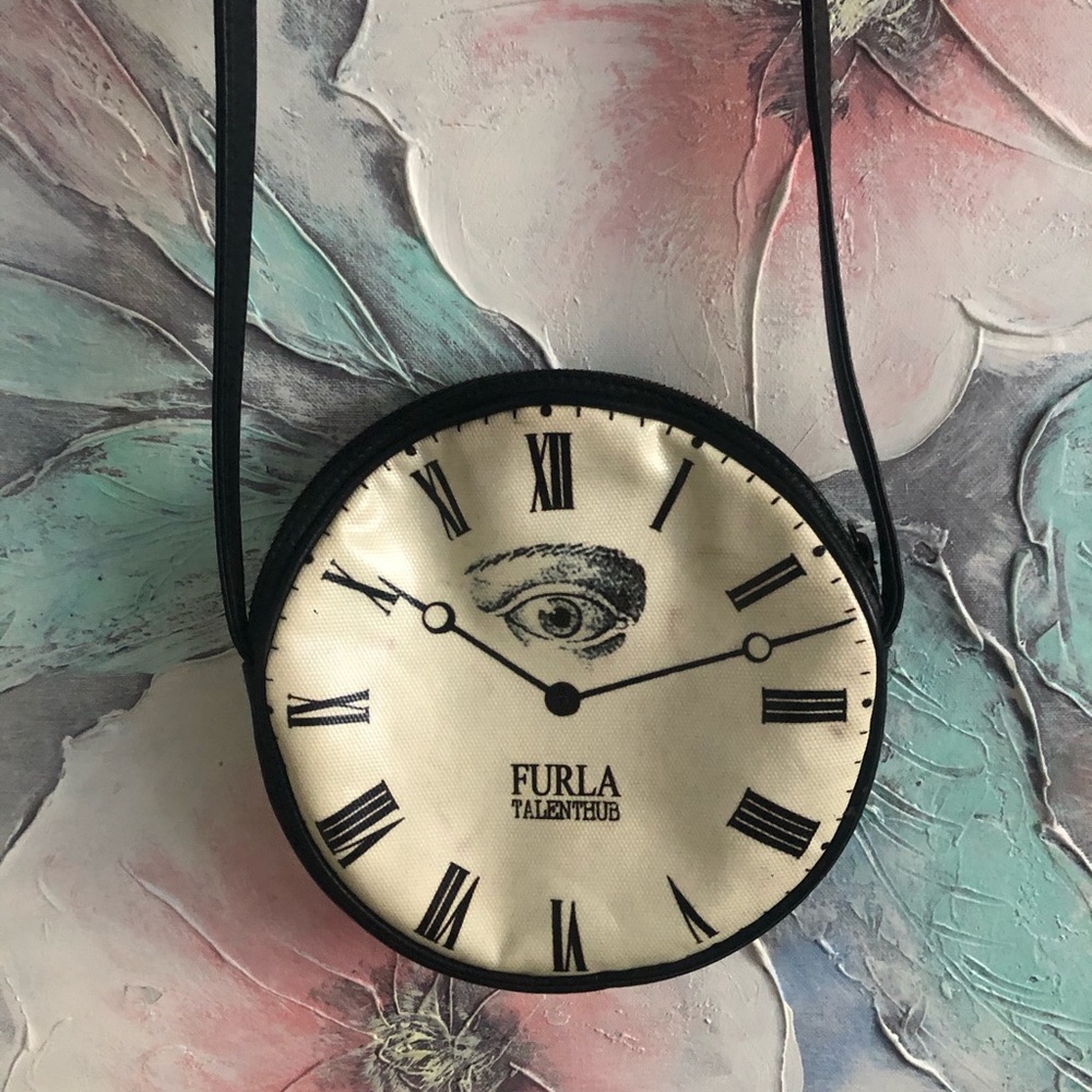 Furla “Alice in wonderland” Talenthub clock purse